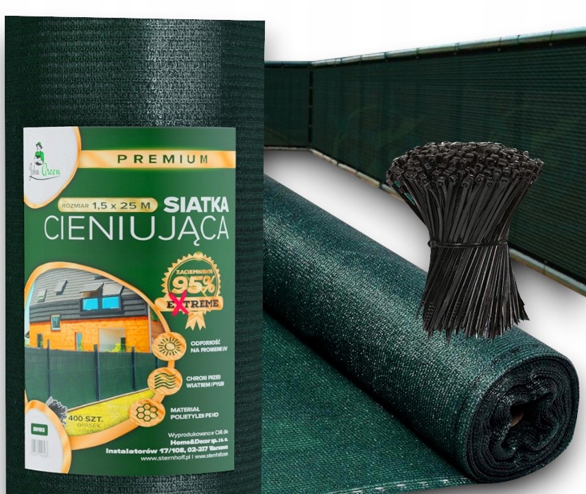 JohnGreen tieniaca sieť na plot 1,5x25 m